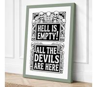 All The Devils Are Here Canvas Wall Art Print 18x12 Inch (46 x 30 cm)