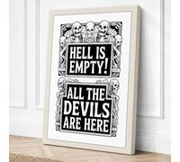 All The Devils Are Here Canvas Wall Art Print 24x16 Inch