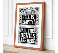 All The Devils Are Here Canvas Wall Art Print 36x24 Inch