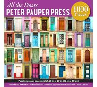 All The Doors 1000 Piece Jigsaw Puzzle, Brown