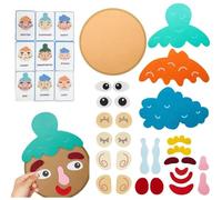All the Feels: Feeling Cards for Children Make Faces to Describe Feelings & Emotions - 9 Emotion Cards - Social Emotional Learning Activities Toy Gift for Girl Boy