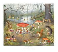 All the Fun of the Fair Print, Molly Brett (Paper type: 255gsm Satin art paper, Image Size: 540mm x 650mm (21.25" x 25.6"))