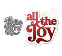 All The Joy Die Cuts for Card Making, Christmas Metal Cutting Dies for Paper Scrapbooking, DIY Stencils for Album Party Wedding Festivals Decoration