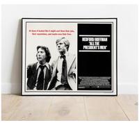 All The President's Men Hoffman and Redford Movie: A Huge 30"x24" Poster Print Vintage Reproduction Perfect For Home Bedroom Living Room : BRING YOUR WALLS TO LIFE !