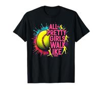 All The Pretty Girls Walk Like This Women Girl Funny Tennis T-Shirt