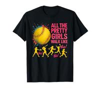 All The Pretty Girls Walk Like This Women Girl Tennis Player T-Shirt