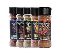 All the Seasonings Gift Pack, 5 x 60g, Honey Jerk, Pretty Thai'd Up, Baby Got Back, Ol' Smokey & Came Up Rosy