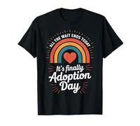 All The Wait Ends Today It's Finally Adoption Day T-Shirt