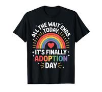 All The Wait Ends Today It's Finally Adoption Day T-Shirt