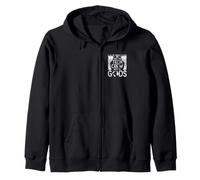 All The World's A Stage Tech Crew Must Be Theater Gods Zip Hoodie