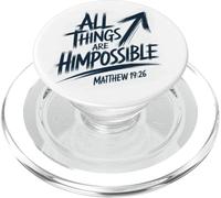 All Things Are Him Possible Matthew 19:26 PopSockets PopGrip for MagSafe