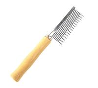 All Things Bunnies Wood Handled Rabbit Shedding Comb