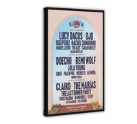 All Things Go Festival Poster 2025 NYC Forest Hills Stadium Concert Print Canvas Poster Wall Art Decor Print Picture Paintings for Living Room Bedroom Decoration 16x24inch(40x60cm)
