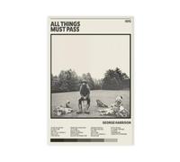All Things Must Pass - Music Album Poster Canvas Poster Bedroom Decor Sports Landscape Office Room Decor Gift Unframe-style 12x18inch(30x45cm)