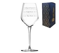 All Things Personalised Novelty Engraved TRE Sensi Wine Glass Funny Teacher Gift, End of Term, Half Term, New Term, 15oz Large Crystal Wine Glass, Engraved and Gift Boxed in The UK