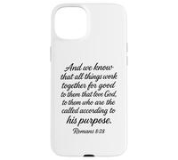 All Things Work Together For Good Romans 8:28 Christian Pray Case for iPhone 15 Plus