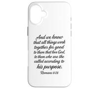 All Things Work Together For Good Romans 8:28 Christian Pray Case for iPhone 16 Plus