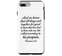 All Things Work Together For Good Romans 8:28 Christian Pray Case for iPhone 7 Plus/8 Plus