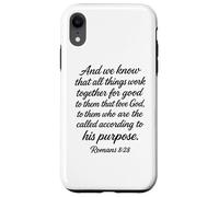 All Things Work Together For Good Romans 8:28 Christian Pray Case for iPhone XR