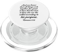 All Things Work Together For Good Romans 8:28 Christian Pray PopSockets PopGrip for MagSafe