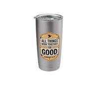 All Things Work Together for Good Romans 8:28 Stainless Steel Insulated Tumbler