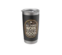 All Things Work Together for Good Romans 8:28 Stainless Steel Insulated Tumbler