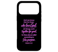 All Things Work Together For Good Scripture Pray Romans 8:28 Case for iPhone 17 Pro Max