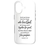 All Things Work Together For Good Scripture Romans 8:28 Case for iPhone 17
