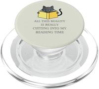 All This Reality is Really Cutting Into My Reading Time PopSockets PopGrip for MagSafe