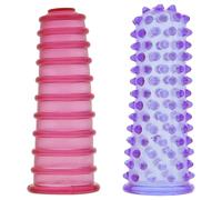 All-Time Favorites - Cuff Set - 2pcs (Pink-Purple)