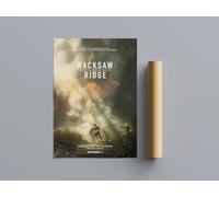 All Time Great Movie Posters Hacksaw Ridge Wall Art (A4 Size 21cmx29.7cm)