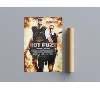 All Time Great Movie Posters Hot Fuzz Wall Art (A2 Size 42cmx59.4cm)