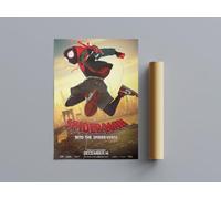 All Time Great Movie Posters In To The Spider Verse Wall Art (A4 Size 21cmx29.7cm)