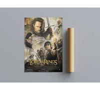 All Time Great Movie Posters Lord Of The Rings 3 Wall Art (A3 Size 29.7cmx42cm)