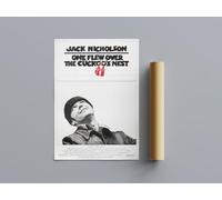 All Time Great Movie Posters One Flew Over A Cuckoos Nest Wall Art (A3 Size 29.7cmx42cm)