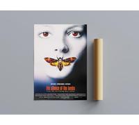 All Time Great Movie Posters Silence Of The Lambs Wall Art (A4 Size 21cmx29.7cm)