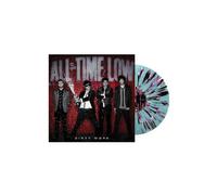 All Time Low - Dirty Work Ltd. Pool Water Blue w/ Guitar - Splattered Vinyl