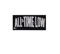 All Time Low Pop Punk Band Patch Badge Embroidered Iron on Applique Souvenir Accessory