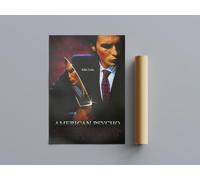 All Tme Great Horror Movie Posters American Psycho Wall Art (A4 Size 21cmx29.7cm)