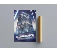 All Tme Great Horror Movie Posters Attack The Block Wall Art (A4 Size 21cmx29.7cm)
