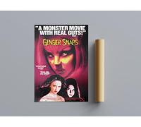 All Tme Great Horror Movie Posters Ginger Snaps Wall Art (A3 Size 29.7cmx42cm)