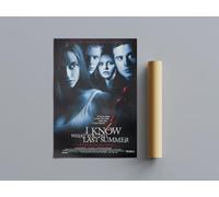 All Tme Great Horror Movie Posters I Know What You Did Last Summer Wall Art (A3 Size 29.7cmx42cm)