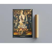 All Tme Great Horror Movie Posters Ready Or Not Wall Art (A3 Size 29.7cmx42cm)