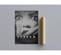 All Tme Great Horror Movie Posters Scream Wall Art (A4 Size 21cmx29.7cm)