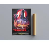 All Tme Great Horror Movie Posters Terrifier 2 Wall Art (A4 Size 21cmx29.7cm)