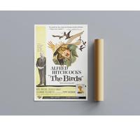 All Tme Great Horror Movie Posters The Birds Wall Art (A4 Size 21cmx29.7cm)
