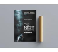 All Tme Great Horror Movie Posters The Descent Wall Art (A4 Size 21cmx29.7cm)
