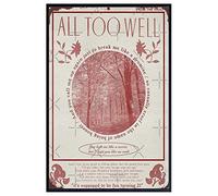 All Too Well Wall Art Print Posters Mid Century Modern Matte Tin Sign for Home Retro Funny Outdoor Office Garage Bar Cafe Vintage Man Cave Decor 8x12 Inch