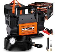 ALL-TOP Air Compressor Kit, Dual Cylinder 12V Portable Inflator 12.35 ft³/Min, Offroad Air Compressor Pump for Truck Tires, Heavy Duty Max 150 PSI for 4x4 Vehicle & RV