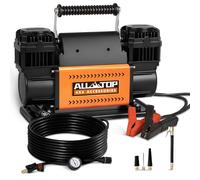 ALL-TOP Air Compressor Kit, Dual Cylinder 12V Portable Inflator 12.35 ft³/Min, Offroad Air Compressor Pump for Truck Tires, Heavy Duty Max 150 PSI for 4x4 Vehicle & RV